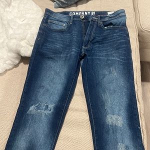 Company 81 Jeans Men's Size 32x30  Straight Slim Blue Denim Pants
